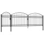 Puerta de valla jardín con arco superior acero negro 1,75x5 m von , Gartentore - Ref: Foro24-144371, Preis: 533,02 €, Rabatt: %