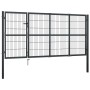 Puerta de valla de jardín con postes acero antracita 350x120 cm by , garden gates - Ref: Foro24-144400, Price: 429,78 €, Disc...