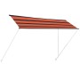 Toldo retráctil naranja y marrón 400x150 cm von , Markisen - Ref: Foro24-145899, Preis: 72,16 €, Rabatt: %