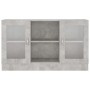 Graue Vitrine aus Holzwerkstoff, 120 x 30,5 x 70 cm von vidaXL, Sideboards - Ref: Foro24-802790, Preis: 86,07 €, Rabatt: %