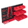 Kit de cajas de almacenaje 34 pzas paneles de pared rojo negro von , Werkzeugschränke - Ref: Foro24-150811, Preis: 28,73 €, R...