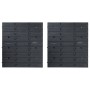 Kit de cajas de almacenaje 34 pzas paneles de pared rojo negro von , Werkzeugschränke - Ref: Foro24-150811, Preis: 28,73 €, R...