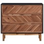 Aparador de madera maciza de acacia y MDF 90x33,5x8 cm von , Sideboards - Ref: Foro24-289906, Preis: 254,83 €, Rabatt: %