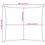 Toldo de vela HDPE verde claro 160 g/m² 2,5x3 m von , Sonnenschirme - Ref: Foro24-311287, Preis: 25,89 €, Rabatt: %