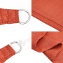 Toldo de vela HDPE terracota 160 g/m² 7x7 m von , Sonnenschirme - Ref: Foro24-311335, Preis: 103,41 €, Rabatt: %