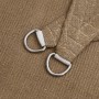 Toldo de vela gris taupe HDPE 160 g/m² 3x3x4,2 m de , Sombrillas - Ref: Foro24-311419, Precio: 21,39 €, Descuento: %