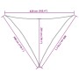 Toldo de vela gris taupe HDPE 160 g/m² 3x3x4,2 m de , Sombrillas - Ref: Foro24-311419, Precio: 21,39 €, Descuento: %