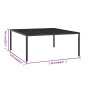 Mesa de comedor de jardín acero y vidrio negra 170x170x74,5 cm von , Gartentische - Ref: Foro24-313097, Preis: 265,05 €, Raba...