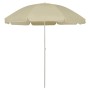 Sombrilla de playa amarillo arena 240 cm by , Umbrellas - Ref: Foro24-314703, Price: 31,56 €, Discount: %