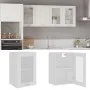 Weißer Hängeschrank aus Holzwerkstoff und Glas, 40 x 31 x 60 cm von vidaXL, Küchenschränke - Ref: Foro24-802505, Preis: 44,79...