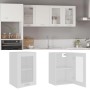 Weißer Hängeschrank aus Holzwerkstoff und Glas, 40 x 31 x 60 cm von vidaXL, Küchenschränke - Ref: Foro24-802505, Preis: 45,47...