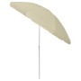 Sombrilla de playa amarillo arena 240 cm by , Umbrellas - Ref: Foro24-314703, Price: 31,56 €, Discount: %