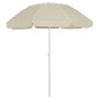 Sombrilla de playa amarillo arena 300 cm de , Sombrillas - Ref: Foro24-314715, Precio: 37,98 €, Descuento: %