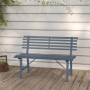 Banco de jardín acero gris 110 cm de , Bancos de jardín - Ref: Foro24-317136, Precio: 86,18 €, Descuento: %