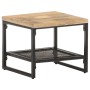 Mesa auxiliar de madera maciza de mango 40x40x35 cm by , Side tables - Ref: Foro24-320241, Price: 62,62 €, Discount: %