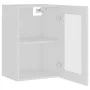 Weißer Hängeschrank aus Holzwerkstoff und Glas, 40 x 31 x 60 cm von vidaXL, Küchenschränke - Ref: Foro24-802505, Preis: 44,79...