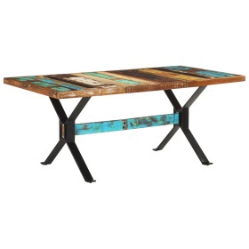Mesa de comedor de madera maciza reciclada 180x90x76 cm von , Küchen- und Esstische - Ref: Foro24-321611, Preis: 368,34 €, Ra...