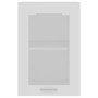 Weißer Hängeschrank aus Holzwerkstoff und Glas, 40 x 31 x 60 cm von vidaXL, Küchenschränke - Ref: Foro24-802505, Preis: 45,47...