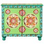 Aparador madera de mango pintado a mano multicolor 70x35x60 cm by , Sideboards - Ref: Foro24-321664, Price: 185,57 €, Discoun...