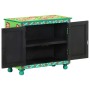 Aparador madera de mango pintado a mano multicolor 70x35x60 cm by , Sideboards - Ref: Foro24-321664, Price: 185,57 €, Discoun...