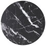 Tablero de mesa diseño mármol vidrio templado negro Ø90x1 cm von , Tischplatten - Ref: Foro24-322267, Preis: 76,94 €, Rabatt: %