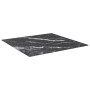Tablero mesa diseño mármol vidrio templado negro 80x80 cm 6 mm by , Table tops - Ref: Foro24-322273, Price: 63,96 €, Discount: %