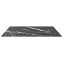Tablero mesa diseño mármol vidrio templado negro 80x80 cm 6 mm by , Table tops - Ref: Foro24-322273, Price: 63,96 €, Discount: %