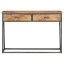 Mesa consola de madera maciza de acacia 110x35x75 cm by , Side tables - Ref: Foro24-323527, Price: 133,91 €, Discount: %