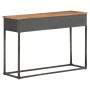 Mesa consola de madera maciza de acacia 110x35x75 cm by , Side tables - Ref: Foro24-323527, Price: 133,91 €, Discount: %