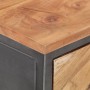 Mesa consola de madera maciza de acacia 110x35x75 cm by , Side tables - Ref: Foro24-323527, Price: 133,91 €, Discount: %