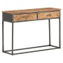Mesa consola de madera maciza de acacia 110x35x75 cm by , Side tables - Ref: Foro24-323527, Price: 133,91 €, Discount: %