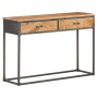 Mesa consola de madera maciza de acacia 110x35x75 cm by , Side tables - Ref: Foro24-323527, Price: 133,91 €, Discount: %