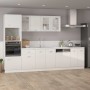 Hängeelement aus Glas und Holzwerkstoff, weiß glänzend von vidaXL, Küchenschränke - Ref: Foro24-802534, Preis: 85,41 €, Rabat...