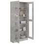 Concrete gray engineered wood display case 82.5x30.5x185.5cm by vidaXL, Bookcases and shelves - Ref: Foro24-802772, Price: 17...