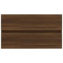 Mueble de lavabo madera de ingeniería roble marrón 80x38,5x45cm by , Bathroom furniture - Ref: Foro24-815653, Price: 65,30 €,...