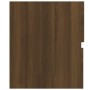 Mueble de lavabo madera de ingeniería roble marrón 80x38,5x45cm by , Bathroom furniture - Ref: Foro24-815653, Price: 65,30 €,...