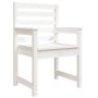 Sillas jardín 2 uds madera maciza pino blanco 60x48x91 cm by , Garden chairs - Ref: Foro24-824054, Price: 157,37 €, Discount: %