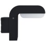 Lámpara LED de pared para jardín ovalada negra 9 W by , Outdoor lighting - Ref: Foro24-45652, Price: 32,91 €, Discount: %