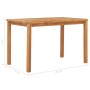 Mesa de comedor para jardín madera maciza de teca 120x70x77 cm von , Gartentische - Ref: Foro24-49360, Preis: 309,08 €, Rabat...
