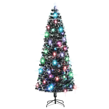 Árbol de Navidad con luces y soporte fibra óptica 240 cm by , Christmas trees - Ref: Foro24-284299, Price: 157,20 €, Discount: %