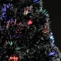 Árbol de Navidad con luces y soporte fibra óptica 240 cm de , Arboles de navidad - Ref: Foro24-284299, Precio: 157,20 €