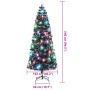 Árbol de Navidad con luces y soporte fibra óptica 240 cm de , Arboles de navidad - Ref: Foro24-284299, Precio: 157,20 €