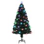 Árbol de Navidad con luces y soporte fibra óptica 150 cm by , Christmas trees - Ref: Foro24-284301, Price: 76,70 €, Discount: %