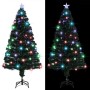 Árbol de Navidad con luces y soporte fibra óptica 150 cm by , Christmas trees - Ref: Foro24-284301, Price: 76,70 €, Discount: %