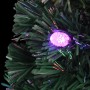 Árbol de Navidad con luces y soporte fibra óptica 150 cm by , Christmas trees - Ref: Foro24-284301, Price: 76,70 €, Discount: %