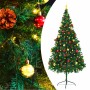 Árbol de Navidad preiluminado con luces y bolas verde 210 cm von , Weihnachtsbäume - Ref: Foro24-321501, Preis: 94,54 €, Raba...