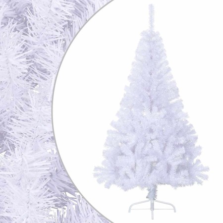 Medio árbol de Navidad artificial con soporte PVC blanco 150 cm von , Weihnachtsbäume - Ref: Foro24-328418, Preis: 30,89 €, R...