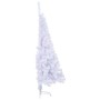 Medio árbol de Navidad artificial con soporte PVC blanco 150 cm von , Weihnachtsbäume - Ref: Foro24-328418, Preis: 30,89 €, R...