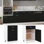 Black engineered wood kitchen drawer bottom cabinet by vidaXL, Kitchen cabinets - Ref: Foro24-801221, Price: 81,31 €, Discoun...