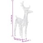 Reno y trineo adorno navideño 160 LEDs acrílico 130 cm by , Christmas lights - Ref: Foro24-328514, Price: 99,35 €, Discount: %